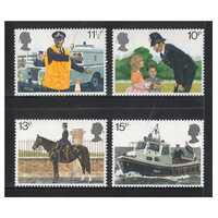 Great Britain 1979 Metropolitan Police 150th Anniversary Set of 4 Stamps SG1100/03 MUH