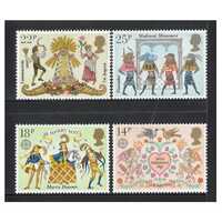 Great Britain 1981 Folklore Set of 4 Stamps SG1143/46 MUH
