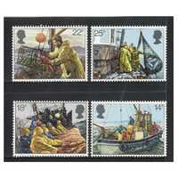 Great Britain 1981 Fishing Industry Set of 4 Stamps SG1166/69 MUH