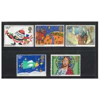 Great Britain 1981 Christmas Set of 5 Stamps SG1170/74 MUH