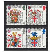 Great Britain 1984 College of Arms 500th Aniversary Set of 4 Stamps SG1236/39 MUH