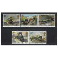 Great Britain 1985 Famous Trains Set of 5 Stamps SG1272/76 MUH