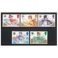 Great Britain 1985 Christmas Set of 5 Stamps SG1303/07 MUH
