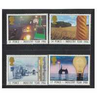 Great Britain 1986 Industry Year Set of 4 Stamps SG1308/11 MUH