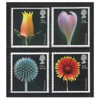 Great Britain 1987 Flower Photographs by Alfred Lammer Set of 4 Stamps SG1347/50 MUH