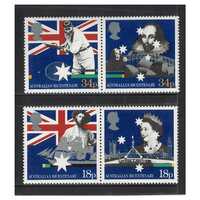 Great Britain 1988 Bicentenary of Australian Settlement Set of 4 Stamps SG1396/99 MUH