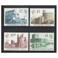 Great Britain 1988 Castles Ordinary Paper Set of 4 Stamps SG1410/13 MUH