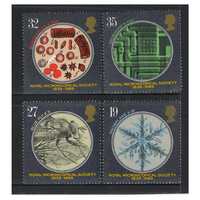 Great Britain 1989 Royal Microscopical Society 150th Anniversary Set of 4 Stamps SG1453/56 MUH
