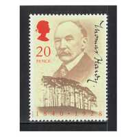 Great Britain 1990 Thomas Hardy 150th Birth Anniversary 20p Stamp SG1506 MUH