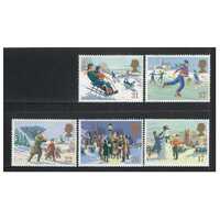 Great Britain 1990 Christmas Set of 5 Stamps SG1526/30 MUH