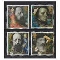 Great Britain 1992 Alfred, Lord Tennyson Death Centenary Set of 4 Stamps SG1607/10 MUH