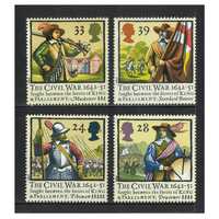 Great Britain 1992 350th Anniversary of the Civil War Set of 4 Stamps SG1620/23 MUH