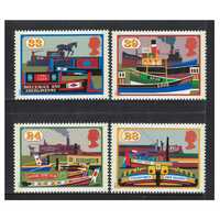 Great Britain 1993 Inland Waterways Set of 4 Stamps SG1775/78 MUH