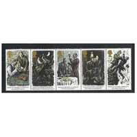 Great Britain 1993 Sherlock Holmes Set of 5 Stamps SG1784/88 MUH