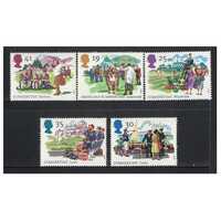 Great Britain 1994 The Four Seasons/Summertime Set of 5 Stamps SG1834/38 MUH