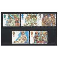 Great Britain 1994 Christmas Set of 5 Stamps SG1843/47 MUH