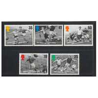 Great Britain 1996 European Football Championship Set of 5 Stamps SG1925/29 MUH