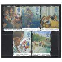 Great Britain 1997 Birth Centenary of Enid Blyton Set of 5 Stamps SG2001/05 MUH