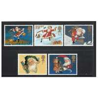 Great Britain 1997 Christmas/150th Anniv Cracker Set of 5 Stamps SG2006/10 MUH