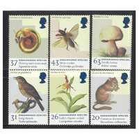 Great Britain 1998 Endangered Species Set of 6 Stamps SG2015/20 MUH