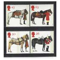 Great Britain 1997 All the Queen's Horses Set of 4 Stamps SG1989/92 MUH