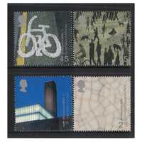 Great Britain 2000 Millennium Projects 5th Series Art & Craft Set of 4 Stamps SG2142/45 MUH