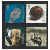 Great Britain 2000 Millennium Projects 9th Series Mind & Matter Set of 4 Stamps SG2162/65 MUH