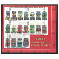 Great Britain 2001 First Double-decker Bus 150th Anniversary Mini Sheet of 5 Stamps SG MS2215 MUH