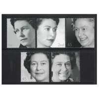 Great Britain 2002 Golden Jubilee/Studio Portraits of QEII Set of 5 Stamps SG2253/57 MUH