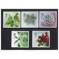 Great Britain 2002 Christmas Set of 5 Self-adhesive Stamps SG2321/25 MUH