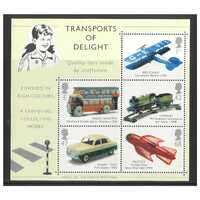 Great Britain 2003 Classic Transport Toys Mini Sheet of 5 Stamps SG MS2402 MUH