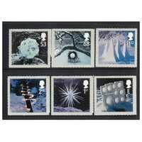 Great Britain 2003 Christmas/Ice Sculptures Set of 6 Self-adhesive Stamps SG2410/15 MUH
