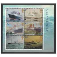 Great Britain 2004 Ocean Liners Mini Sheet of 6 Stamps SG MS2454 MUH
