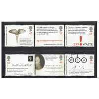 Great Britain 2004 The Royal Society of Arts 250th Anniversary Set of 6 Stamps SG2473/78 MUH