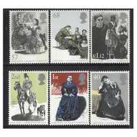 Great Britain 2005 Charlotte Bronte 150th Death Anniversary Set of 6 Stamps SG2518/23  MUH 