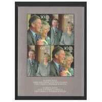 Great Britain 2005 Royal Wedding Mini Sheet of 4 Stamps SG MS2531 MUH 