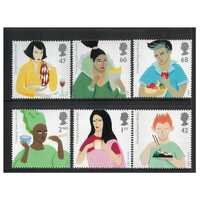 Great Britain 2005 Europa/Gastronomy/Change Tastes in Britain Set of 6 Stamps SG2555/60 MUH 