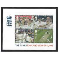 Great Britain 2005 England's Ashes Victory Mini Sheet of 4 Stamps SG MS2573 MUH 