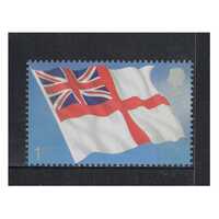 Great Britain 2005 Bicentenary of the Battle of Trafalgar 2nd Issue White Ensign Stamp SG2581 MUH 