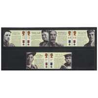 Great Britain 2006 150th Anniversary of the Victoria Cross 1st Issue Set of 6 Stamps SG2659/64 MUH 