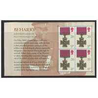 Great Britain 2006 150th Anniversary of the Victoria Cross 2nd Issue Booklet Pane of 4 Stamps SG2666a MUH 