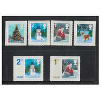 Great Britain 2006 Christmas Set of 6 Self-adhesive Stamps SG2678/83 MUH 
