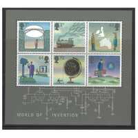 Great Britain 2007 World of Invention 2nd Issue Mini Sheet of 6 Stamps SG MS2727 MUH 
