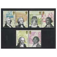 Great Britain 2007 Abolition of the Slave Trade Bicentenary Set of 6 Stamps SG2728/33 MUH 