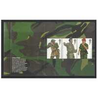 Great Britain 2007 Military Uniforms 1st Series/Royal Military Police Booklet Pane of 3 Stamps SG2774b MUH 