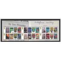 Great Britain 2008 Ian Fleming Birth Centenary Mini Sheet of 6 Stamps SG MS2803 MUH 