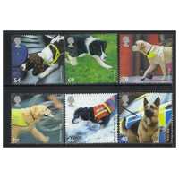 Great Britain 2008 Working Dogs Set of 6 Stamps SG2806/11 MUH 