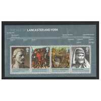 Great Britain 2008 Kings & Queens 1st Issue/Houses of Lancaster & York Mini Sheet of 4 Stamps SG MS2818 MUH 