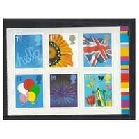 Great Britain 2008 Smilers Booklet Stamps Set of 6 Self-adhesive Stamps SG2819/24 MUH 