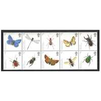 Great Britain 2008 Action for Species 2nd Series/Insects Set of 10 Stamps SG2831/40 MUH 